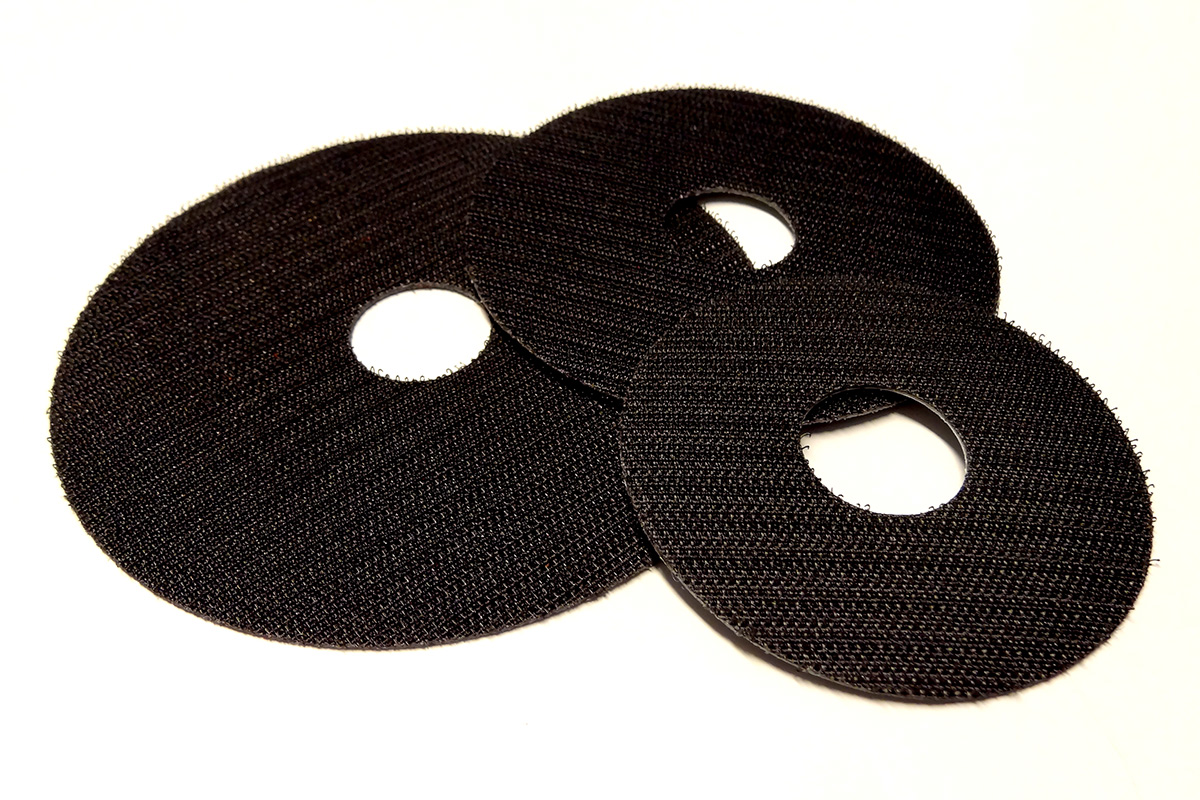 Velcro/självhäftande, Ø125 mm